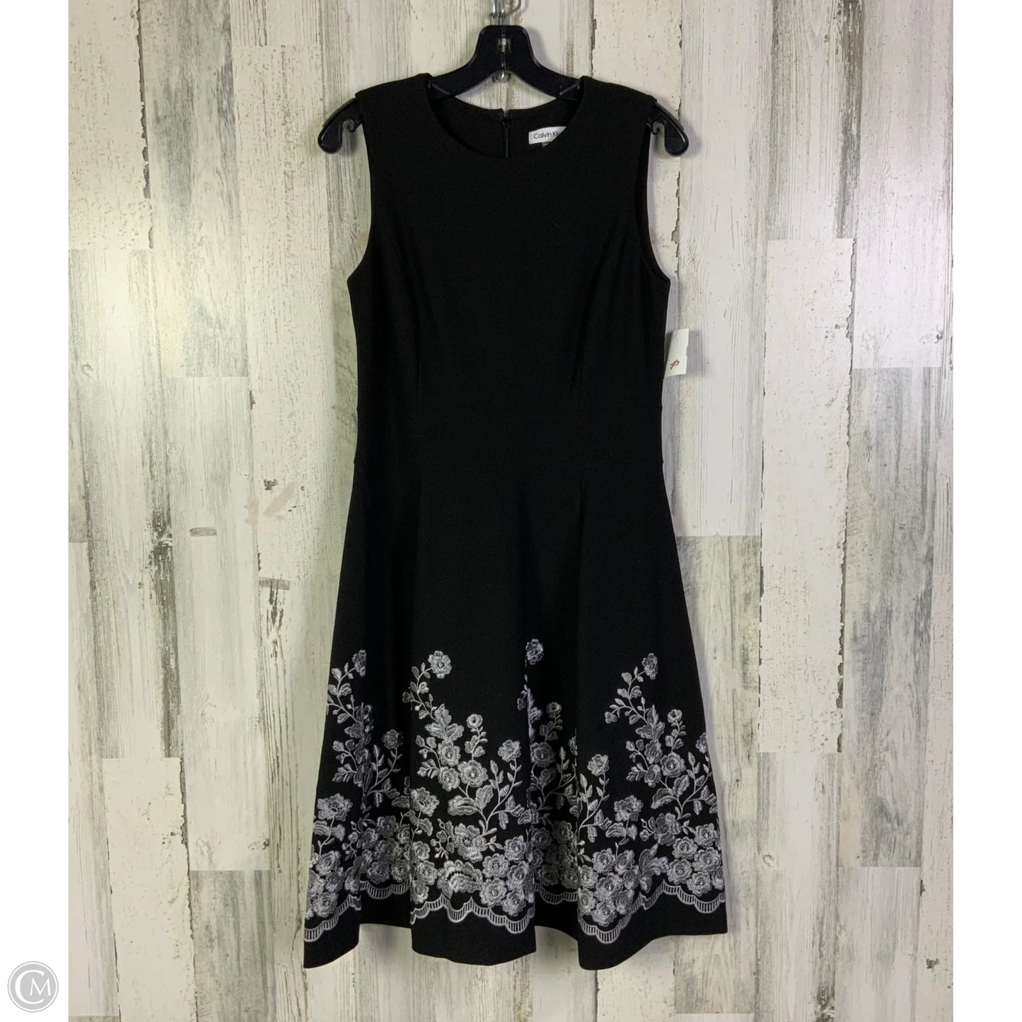 Dress Work By Calvin Klein In Black, Size: M