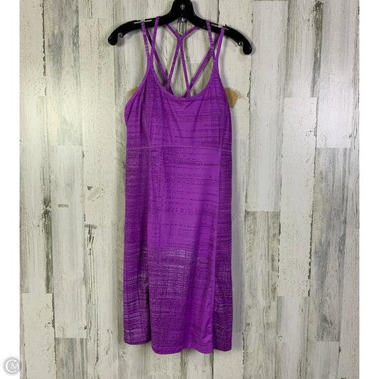 Athletic Dress By The North Face In Purple, Size: L