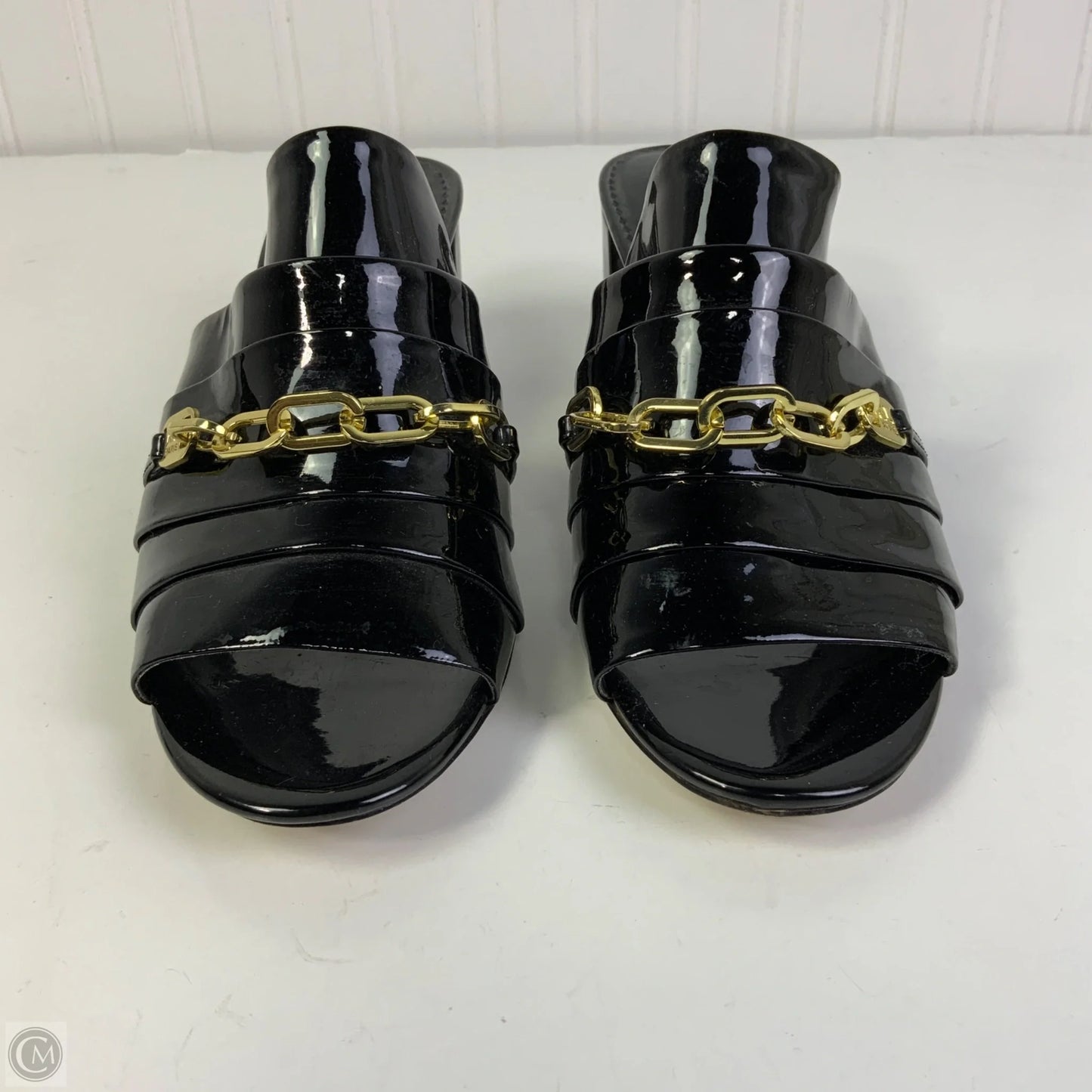 Sandals Designer By Karl Lagerfeld In Black, Size: 8.5