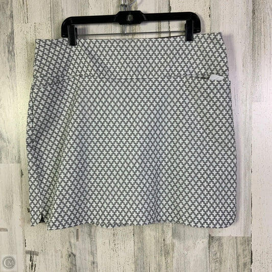 Skort By Sc & Co In Black & White, Size: 22