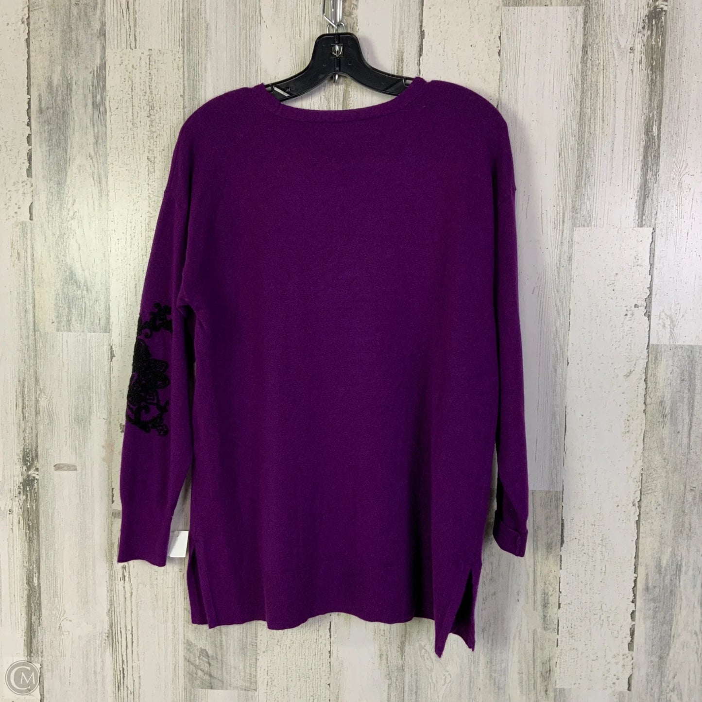 Sweater By Chicos In Purple, Size: M