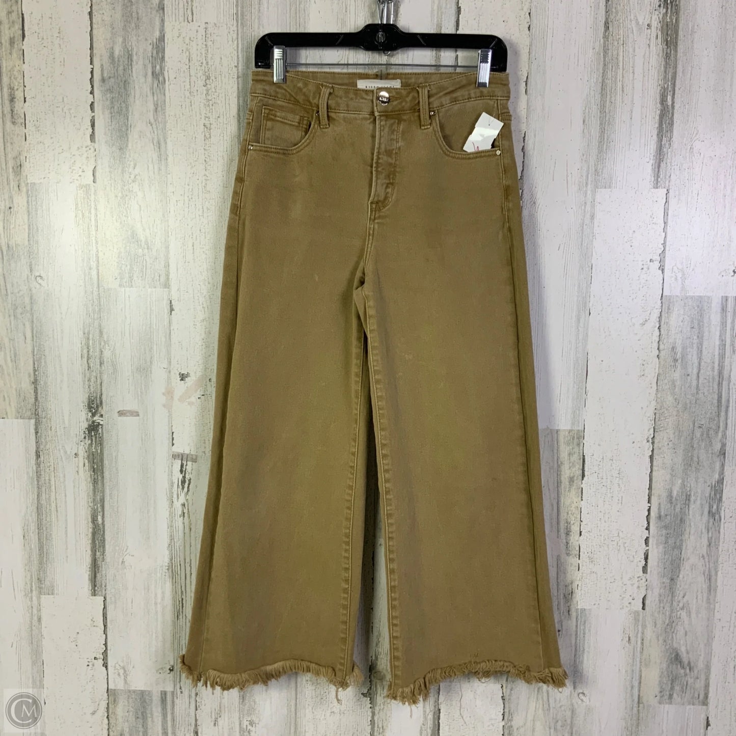 Jeans Wide Leg By Risen In Brown, Size: 4