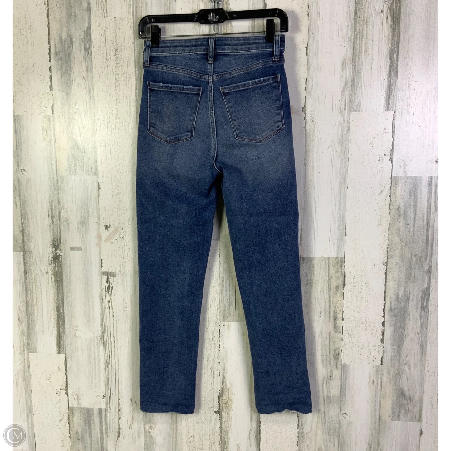 Jeans Straight By Evereve In Blue Denim, Size: 0