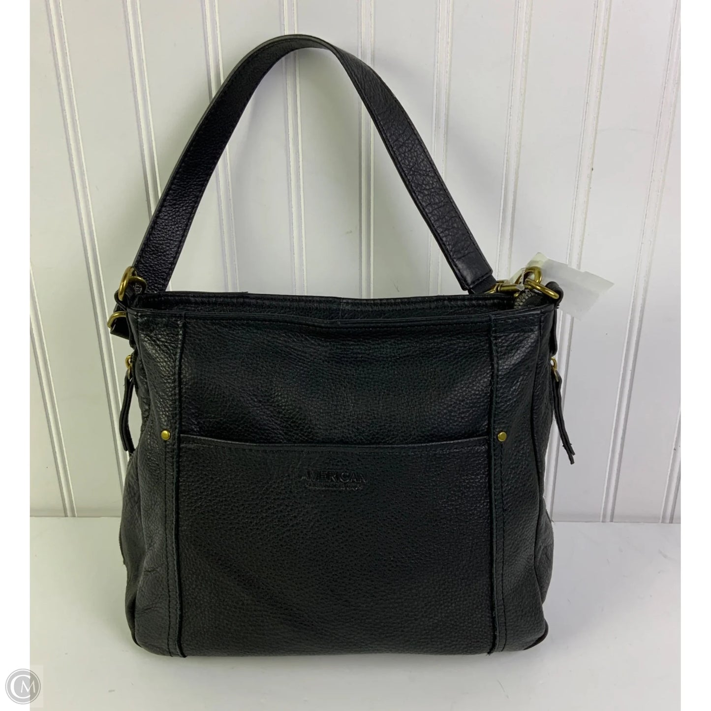 Handbag Leather By Clothes Mentor, Size: Medium