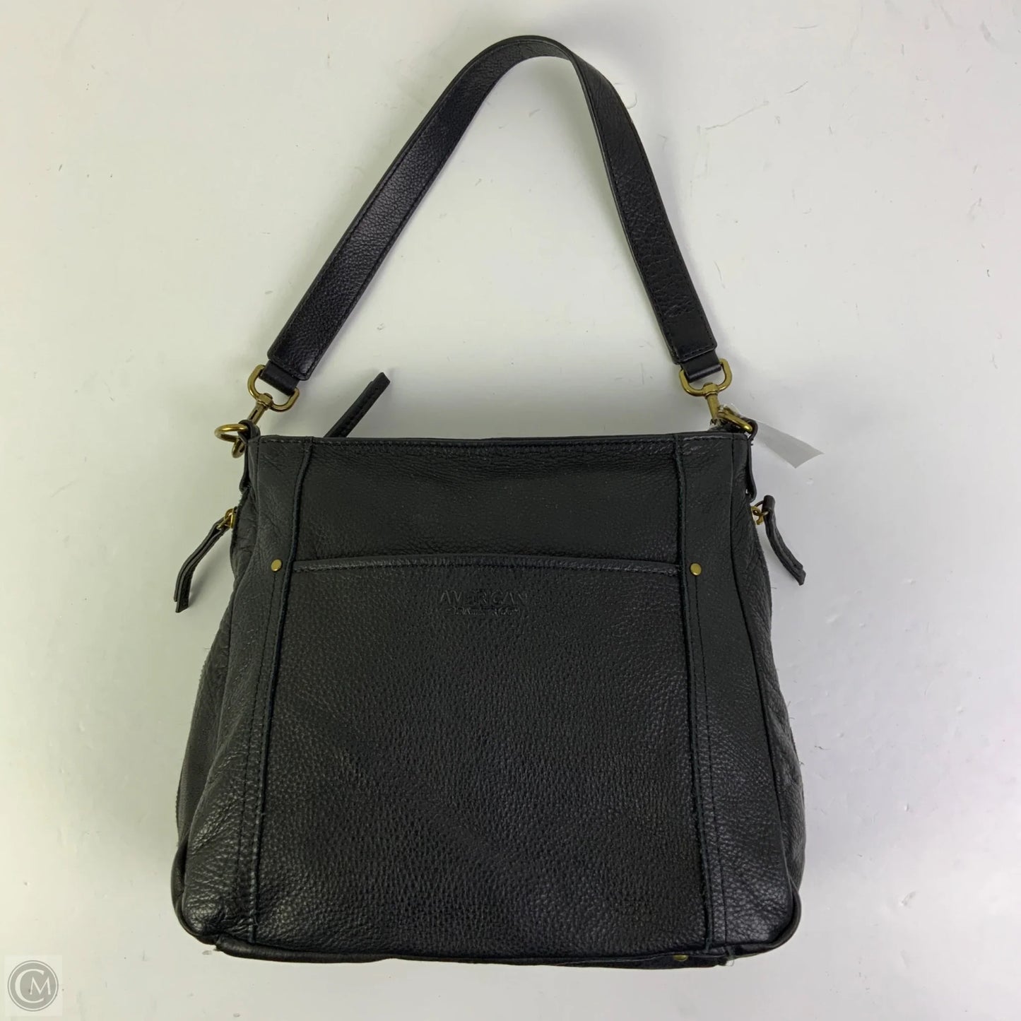 Handbag Leather By Clothes Mentor, Size: Medium