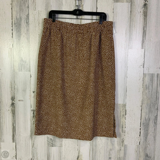 Skirt Midi By J. Crew In Brown, Size: 12