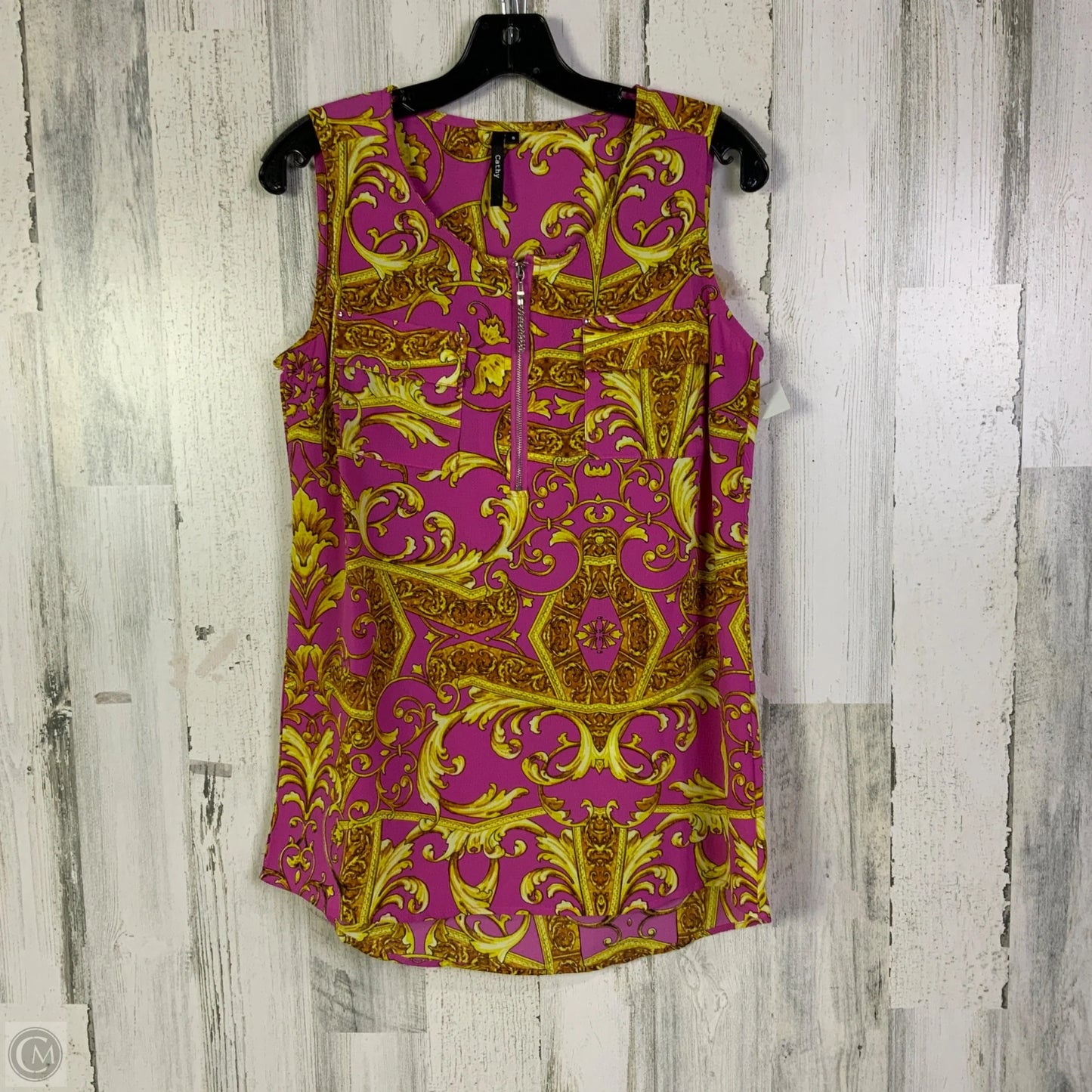 Top Sleeveless By Clothes Mentor In Pink, Size: S