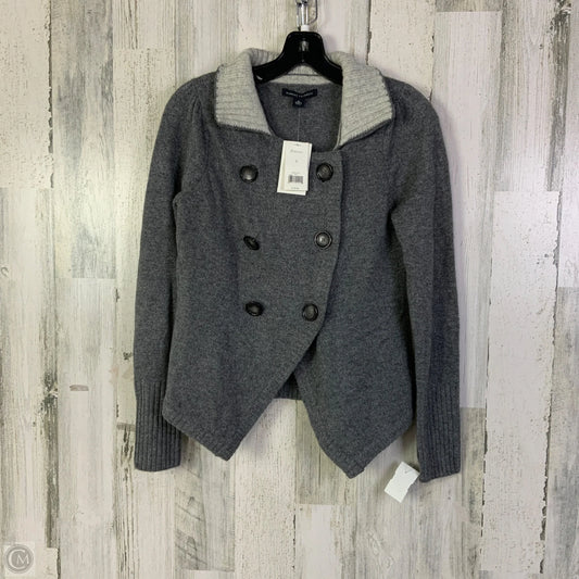 Sweater Cardigan By Banana Republic In Grey, Size: S