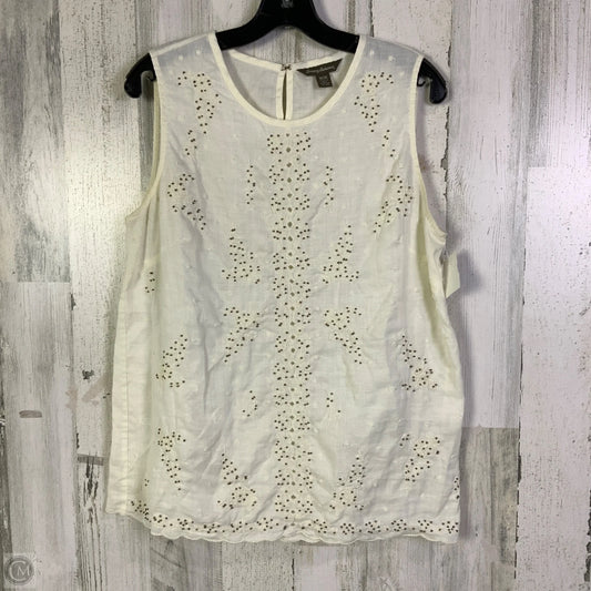 Top Sleeveless By Tommy Bahama In White, Size: M