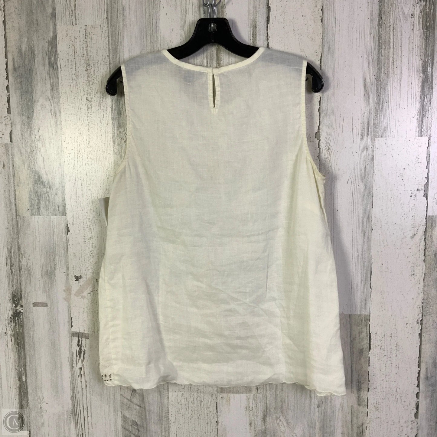 Top Sleeveless By Tommy Bahama In White, Size: M