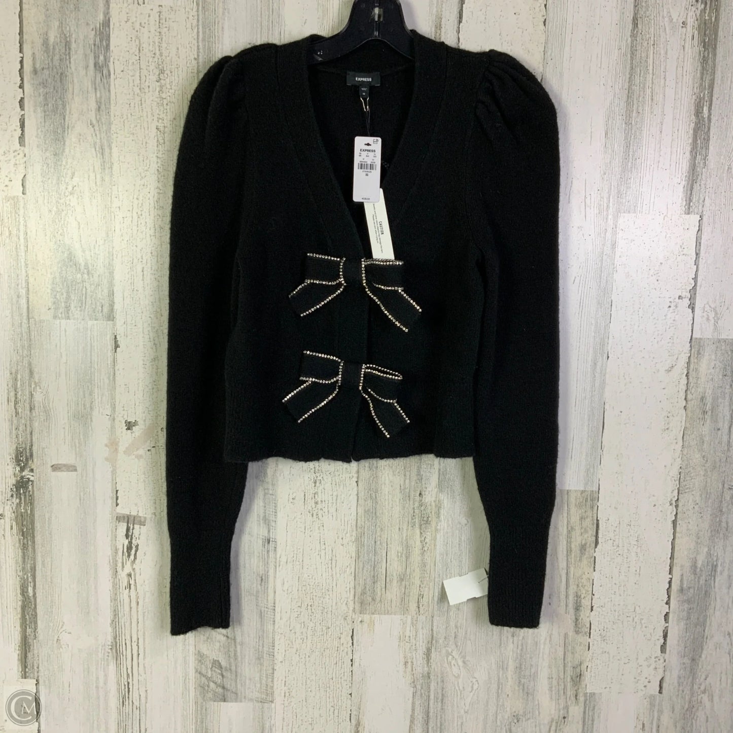Sweater By Express In Black, Size: Xs