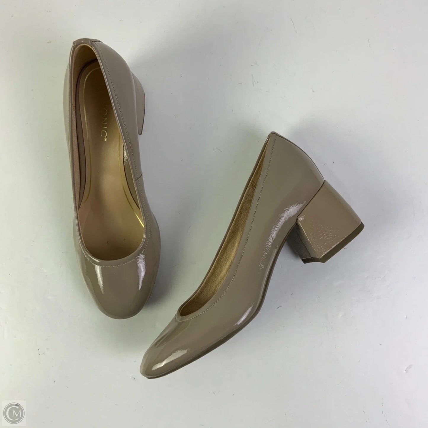 Shoes Heels Block By Vionic In Beige, Size: 8