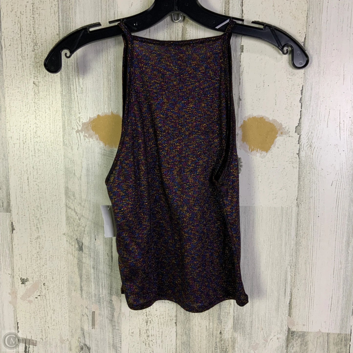 Top Sleeveless By Divided In Black, Size: M