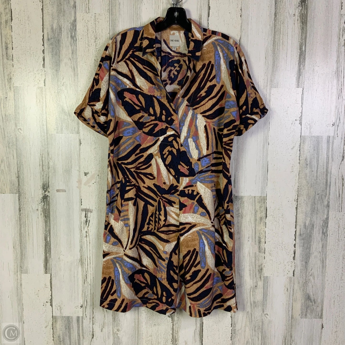Dress Casual Short By Nic + Zoe In Tan, Size: S