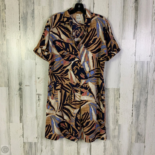 Dress Casual Short By Nic + Zoe In Tan, Size: S
