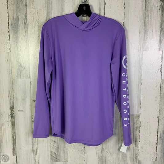 Athletic Top Long Sleeve Hoodie By Magellan In Purple, Size: S