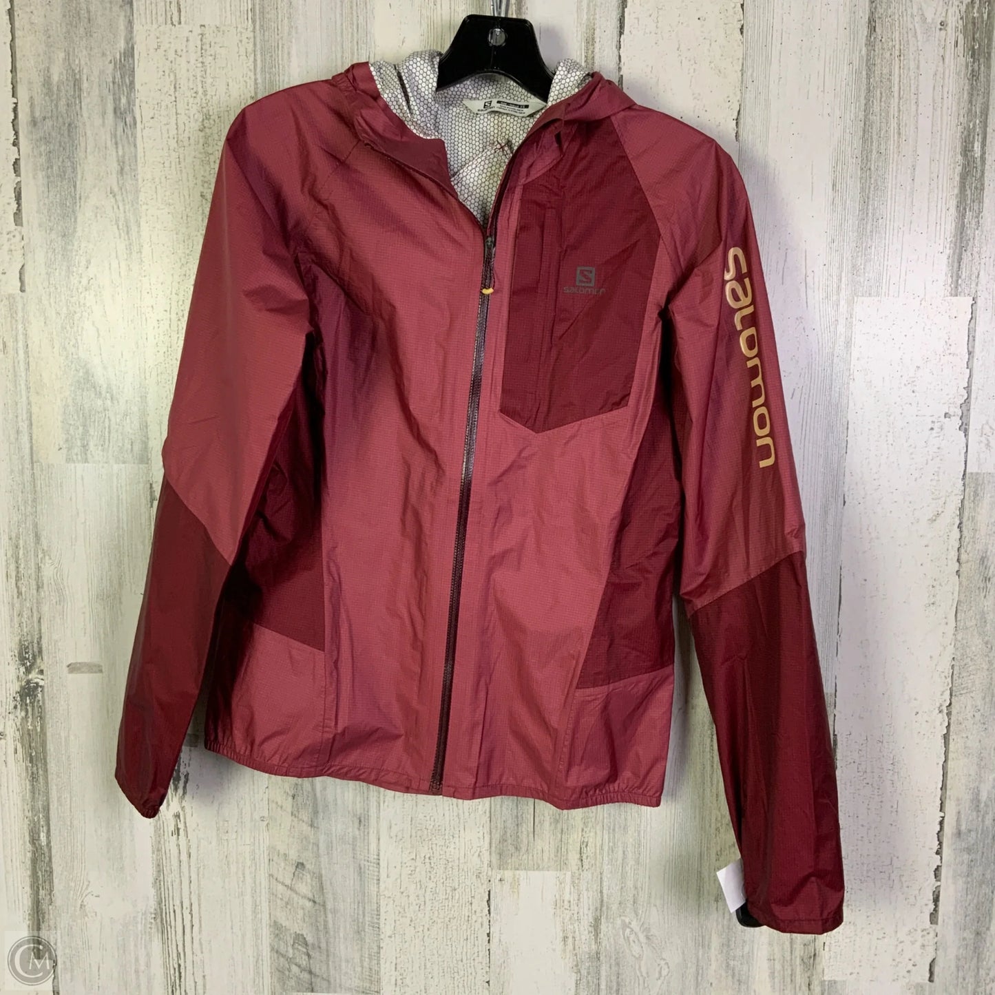 Jacket Windbreaker By Cmb In Red, Size: Xs