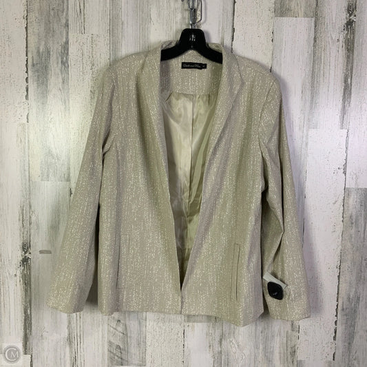 Blazer By Estelle & Finn In Cream, Size: L