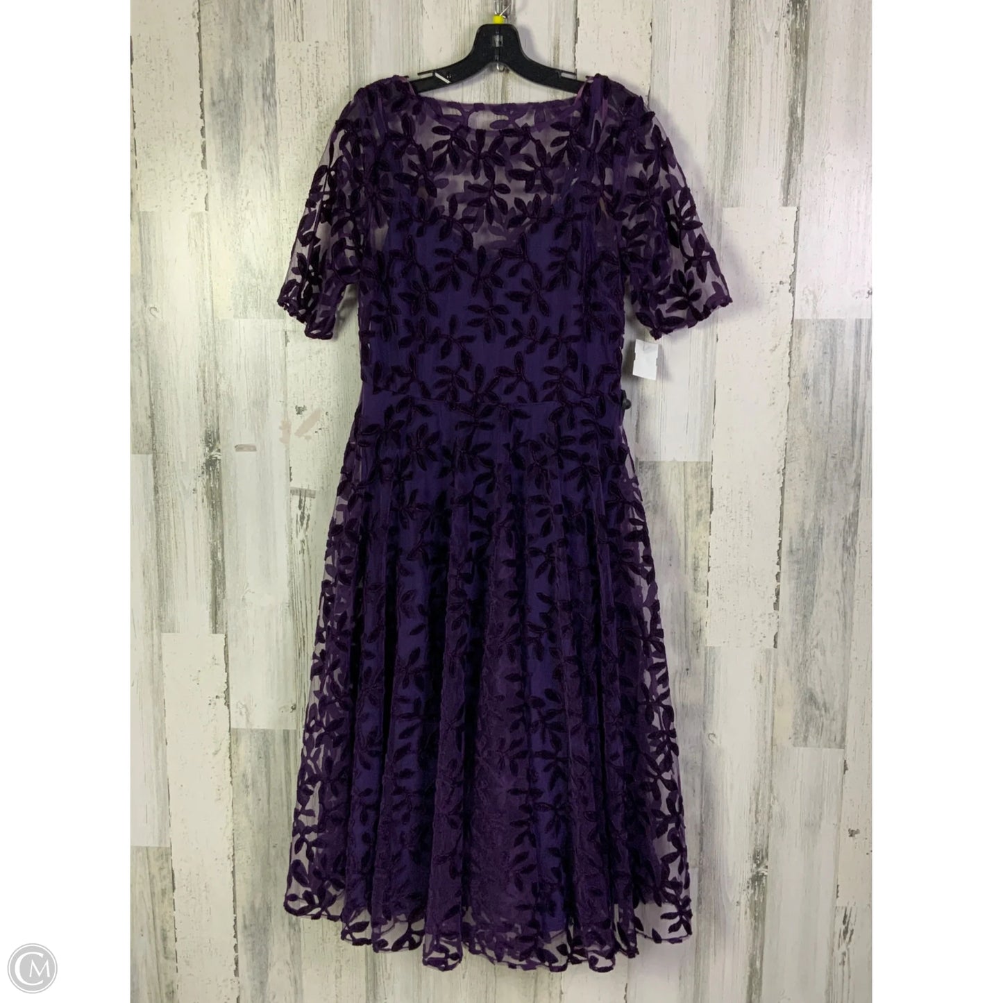 Dress Party Midi By Johnny Was In Purple, Size: L
