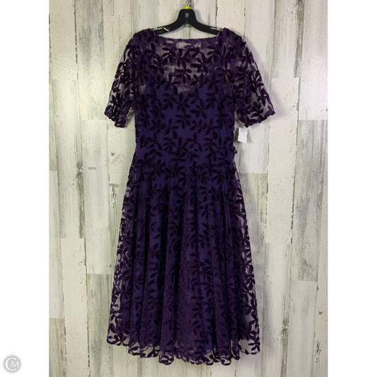 Dress Party Midi By Johnny Was In Purple, Size: L