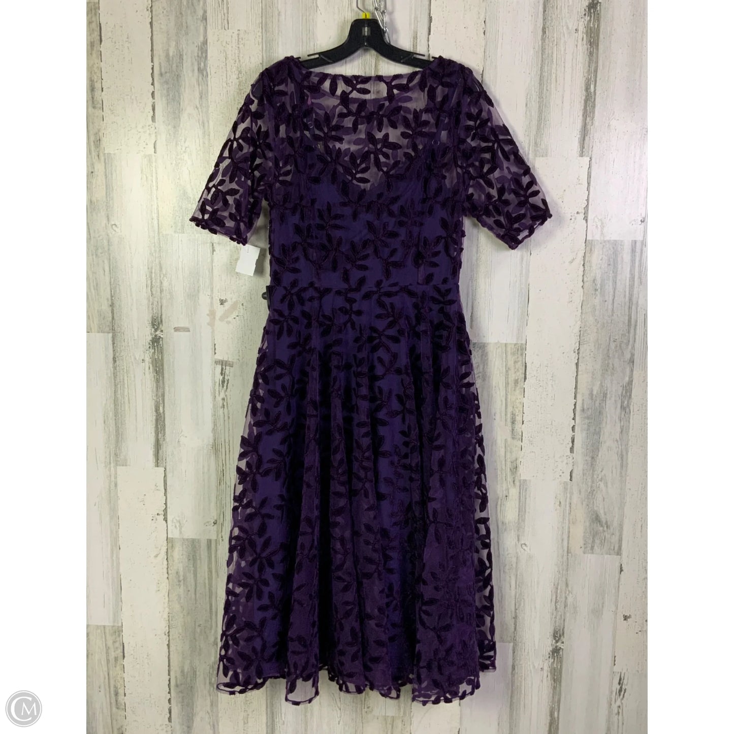 Dress Party Midi By Johnny Was In Purple, Size: L