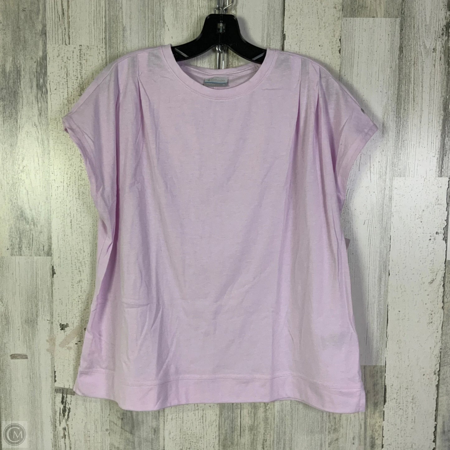 Top Short Sleeve By Columbia In Purple, Size: Xl
