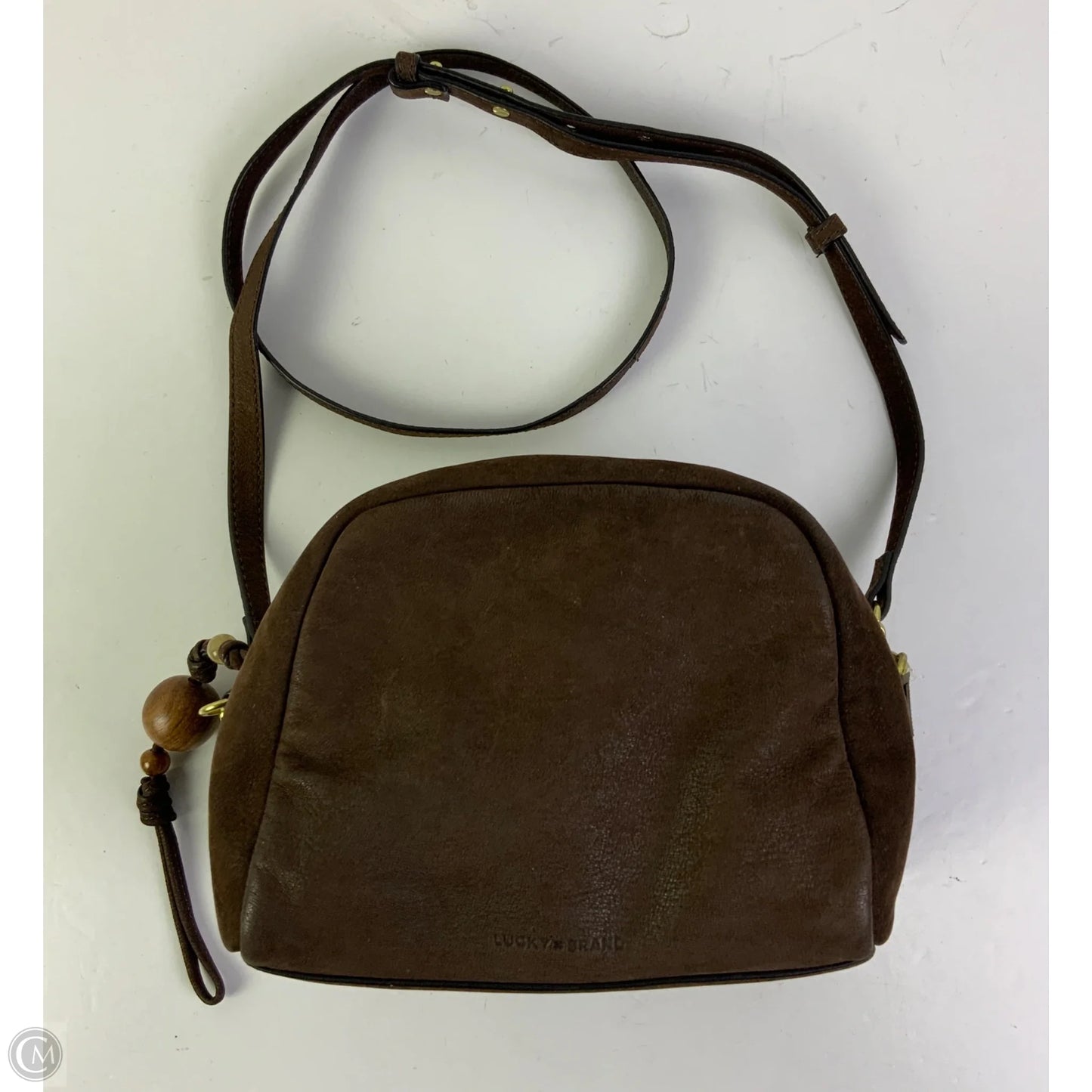 Crossbody Leather By Lucky Brand, Size: Small