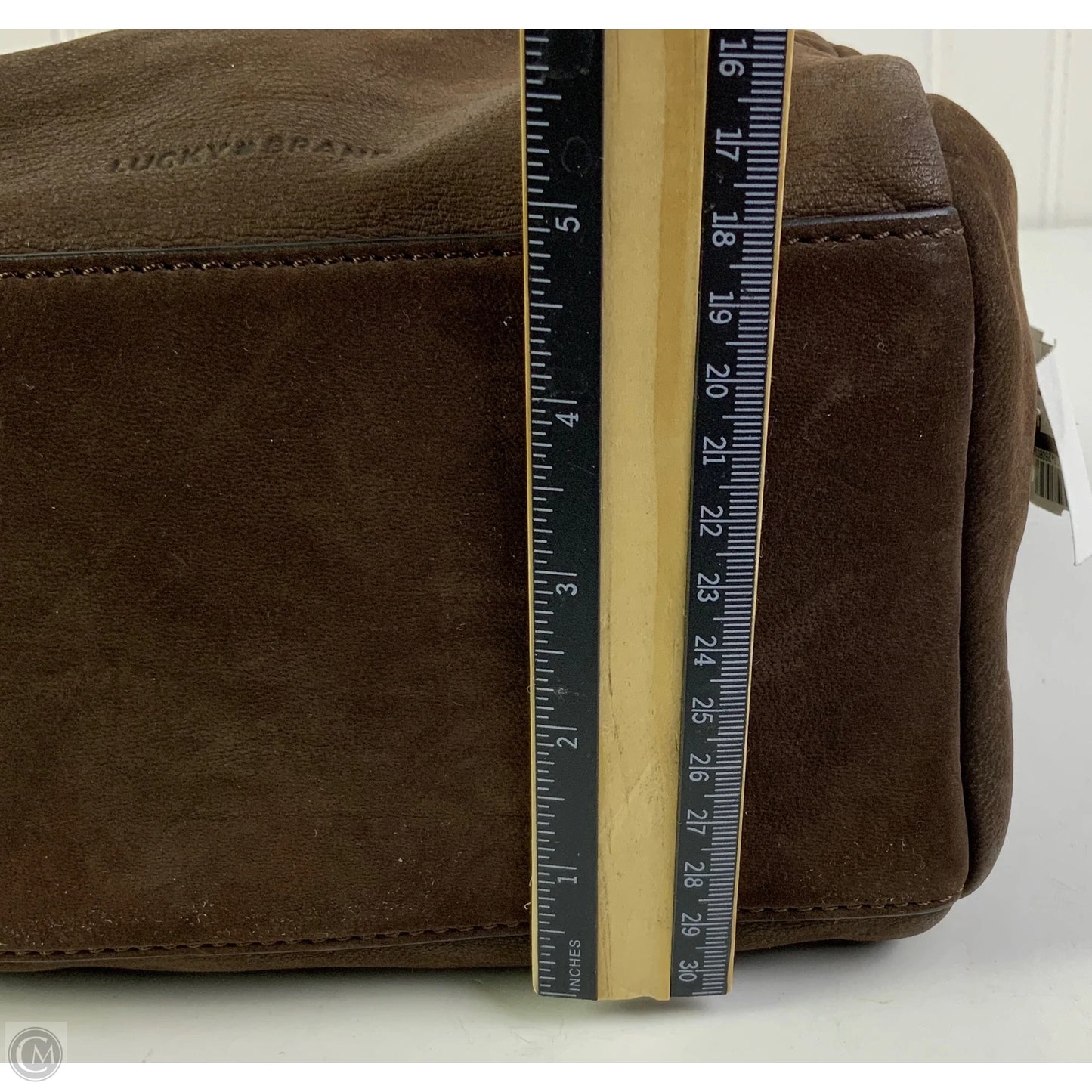 Crossbody Leather By Lucky Brand, Size: Small