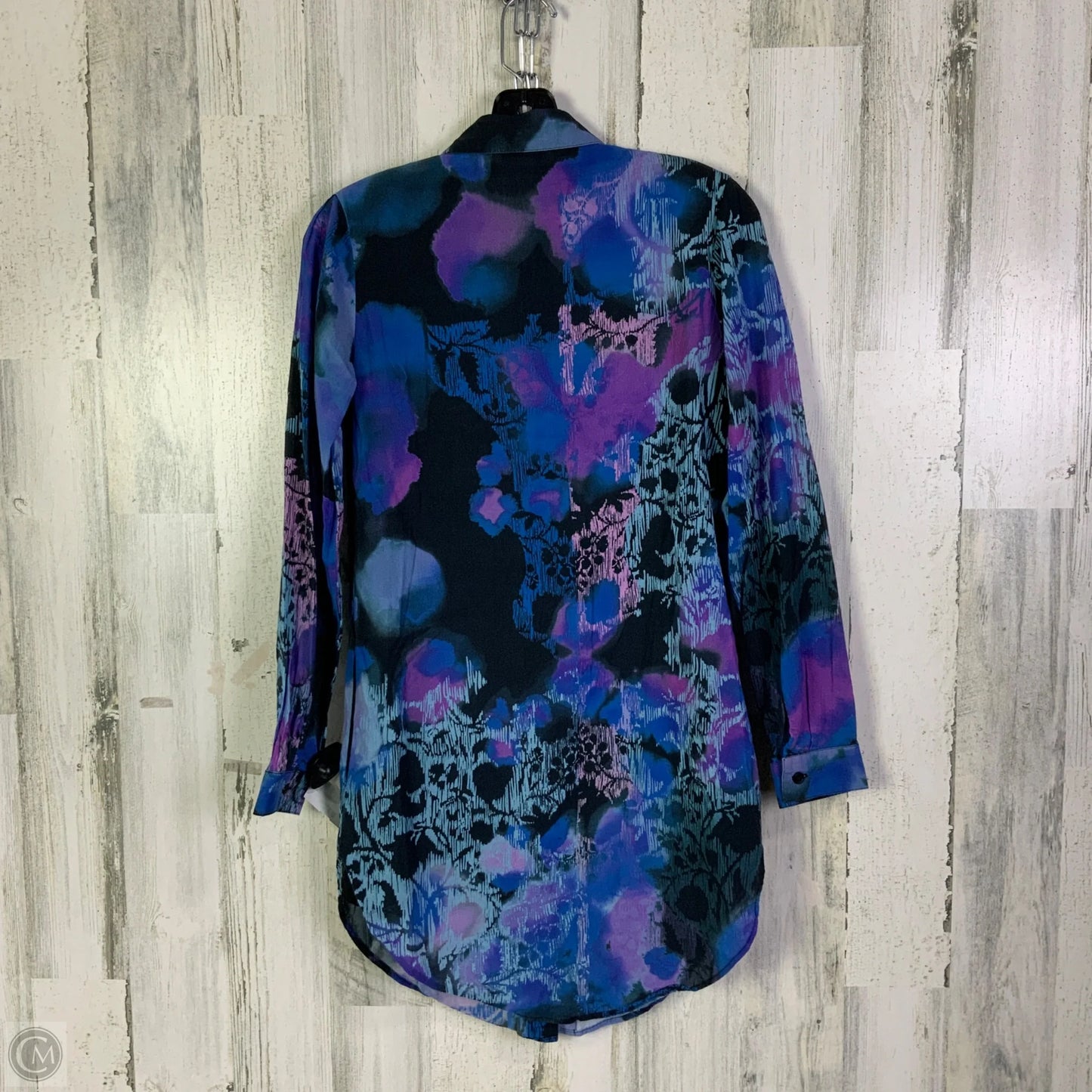 Top Long Sleeve Designer By See By Chloe In Blue, Size: S