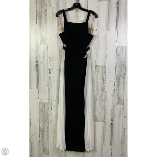 Dress Party Long By Bcbgmaxazria In Black & White, Size: Xs
