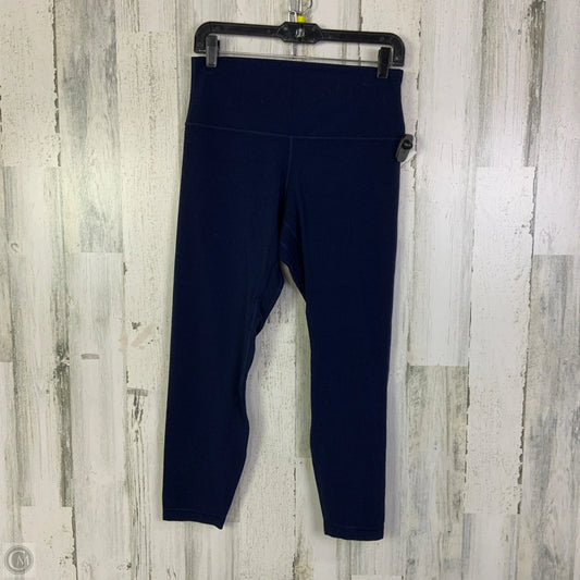 Athletic Leggings By Lululemon In Navy, Size: 10