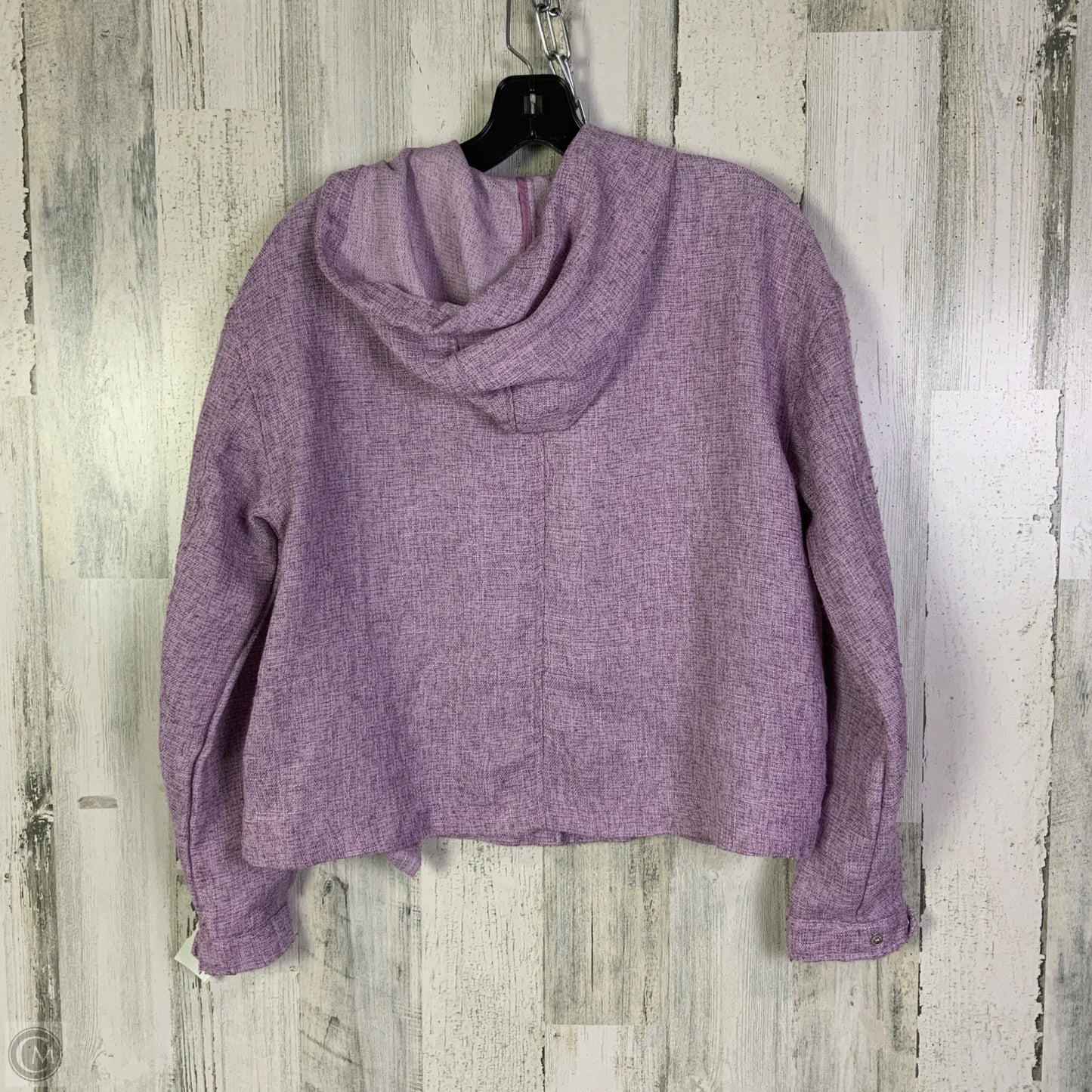 Jacket Shirt By Avec Les Filles In Purple, Size: M