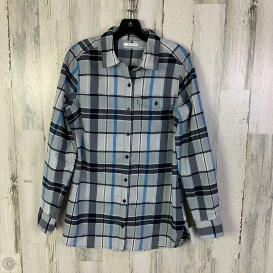 Top Long Sleeve By Columbia In Blue, Size: M