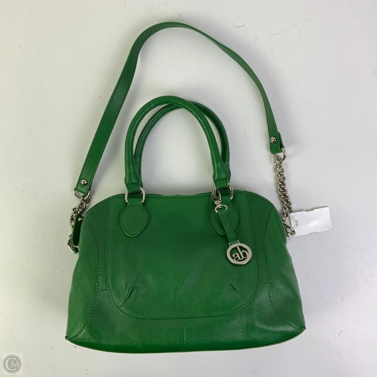 Handbag Leather By Audrey Brooke, Size: Medium