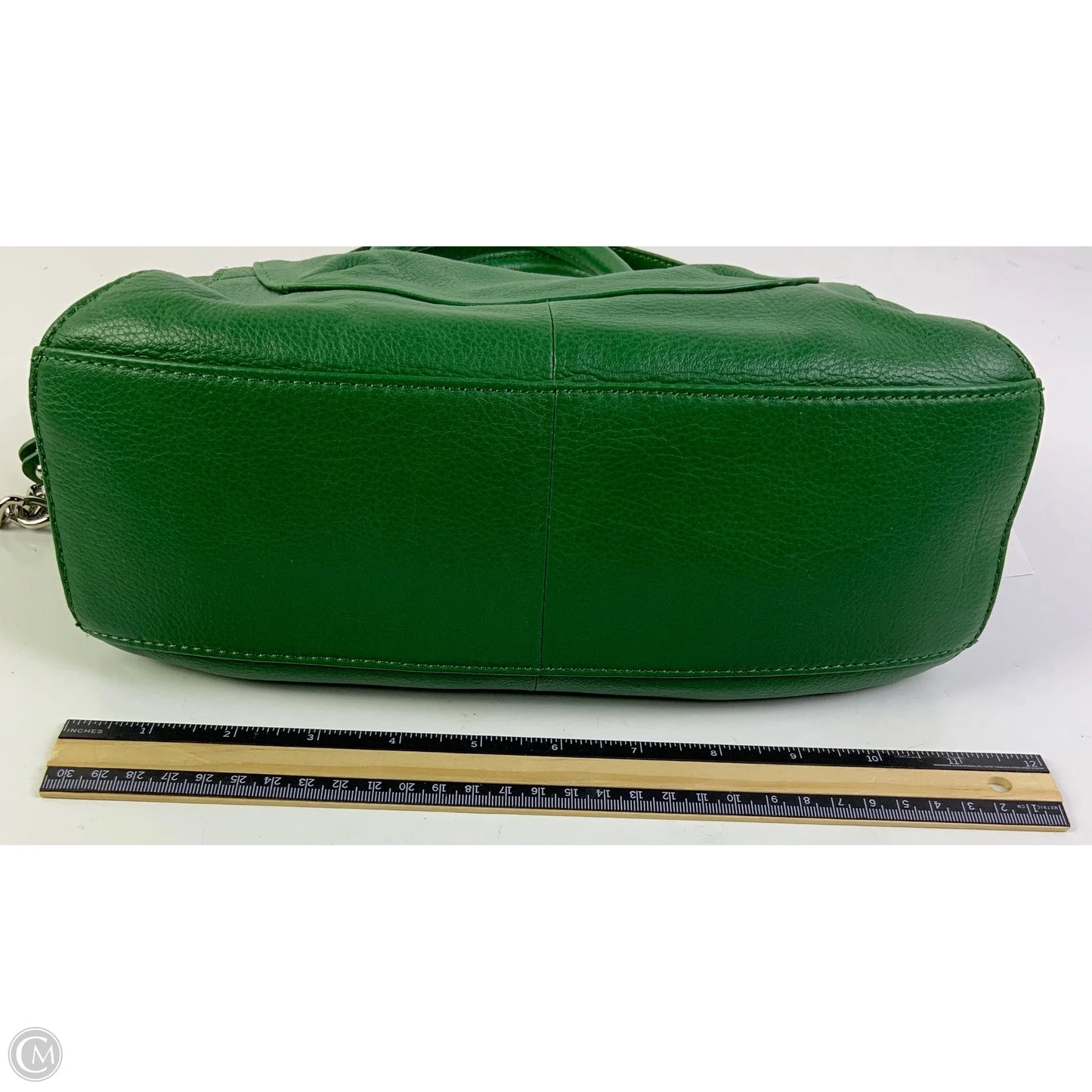 Handbag Leather By Audrey Brooke, Size: Medium