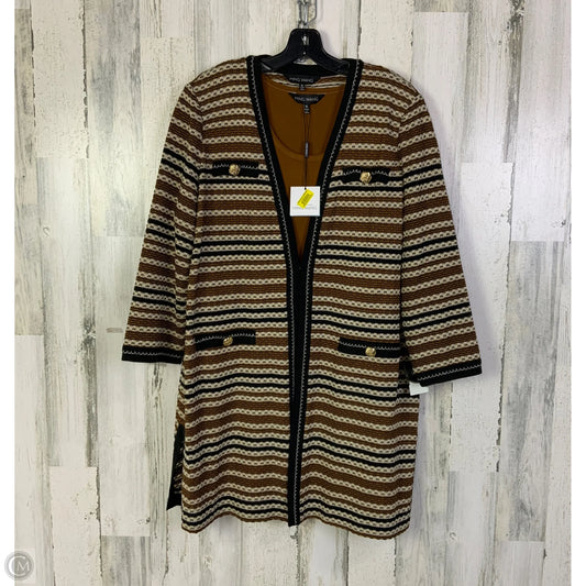 Sweater 2pc By Ming Wang In Brown, Size: Xl