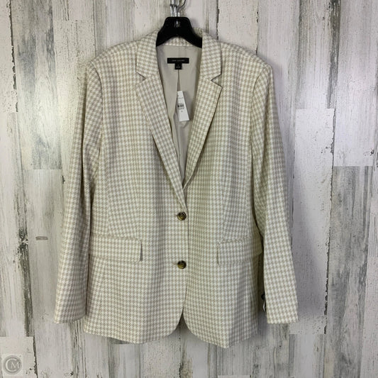 Blazer By Ann Taylor In Cream, Size: 1x