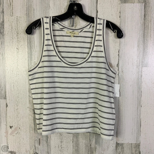 Tank Top By Madewell In Black & White, Size: M