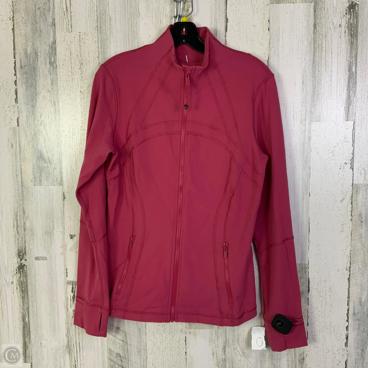 Athletic Jacket By Lululemon In Pink, Size: L