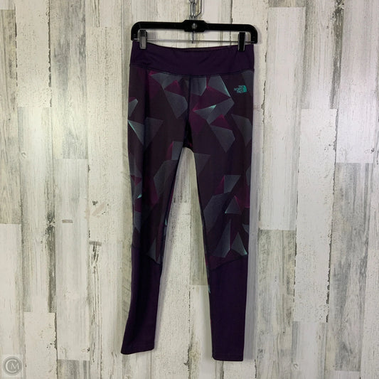 Athletic Leggings By The North Face In Purple, Size: M
