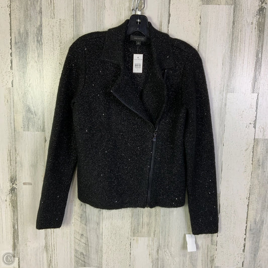 Sweater Cardigan By Ann Taylor In Black, Size: S
