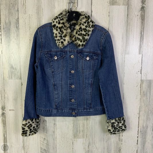 Jacket Denim By International Concepts In Blue Denim, Size: S
