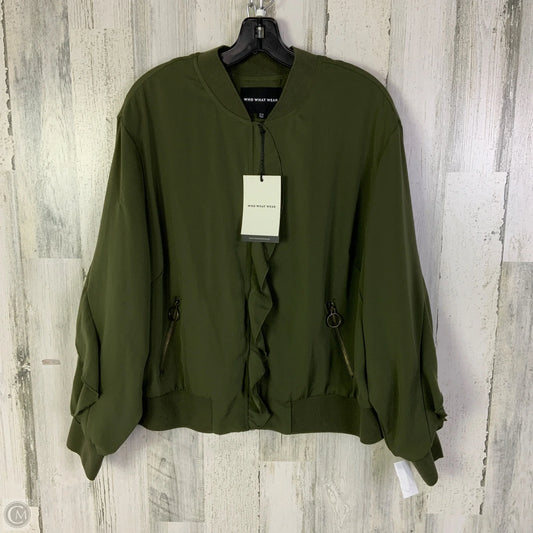 Jacket Other By Who What Wear In Green, Size: 2x