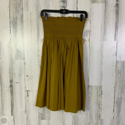 Skirt Midi By J. Crew In Yellow, Size: 4