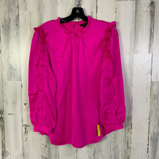 Top Long Sleeve By J. Crew In Pink, Size: M