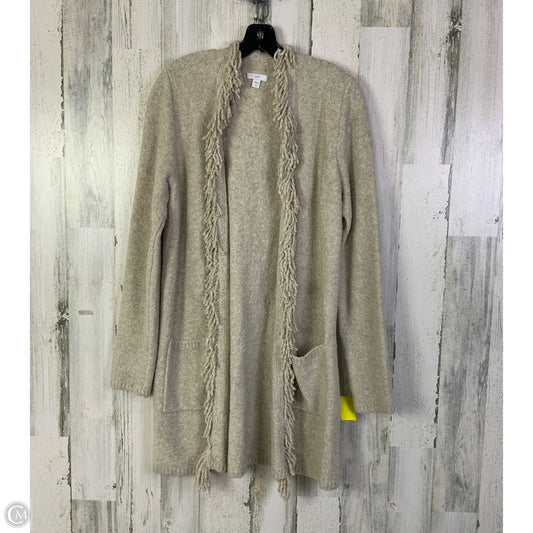 Sweater Cardigan By J. Jill In Taupe, Size: S