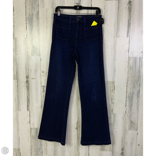Jeans Straight By Paige In Blue Denim, Size: 4
