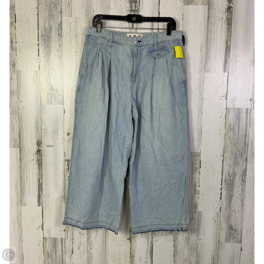 Jeans Wide Leg By Amo In Blue Denim, Size: 6