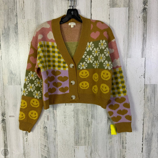 Sweater Cardigan By Debut In Multi-colored, Size: S