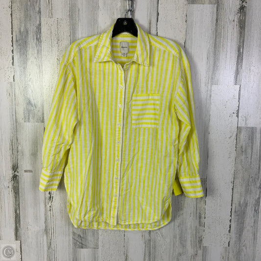 Top Long Sleeve By Maeve In Yellow, Size: Xs